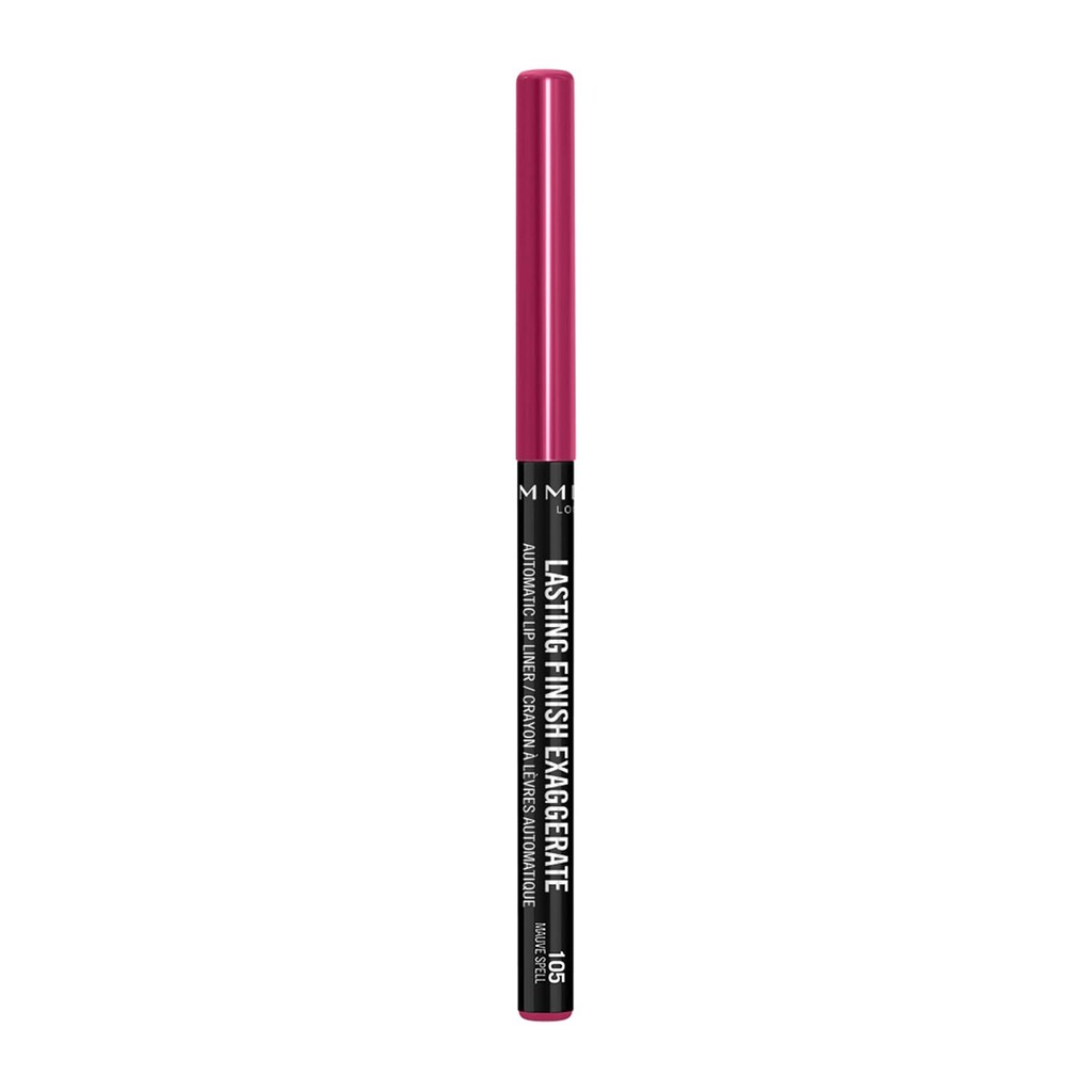 Rimmel Lasting Finish Exaggerate Automatic Lip Liner - สูตรเข้มข้น เรียบเนียน ติดทนนาน - 105 Mauve S