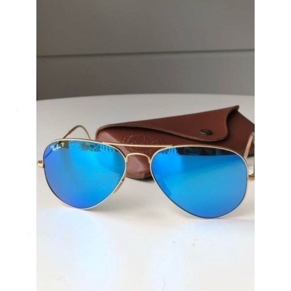 แว่นกันแดด _ Rayban _ X6IS Mirrored Crystal Blue Aviator