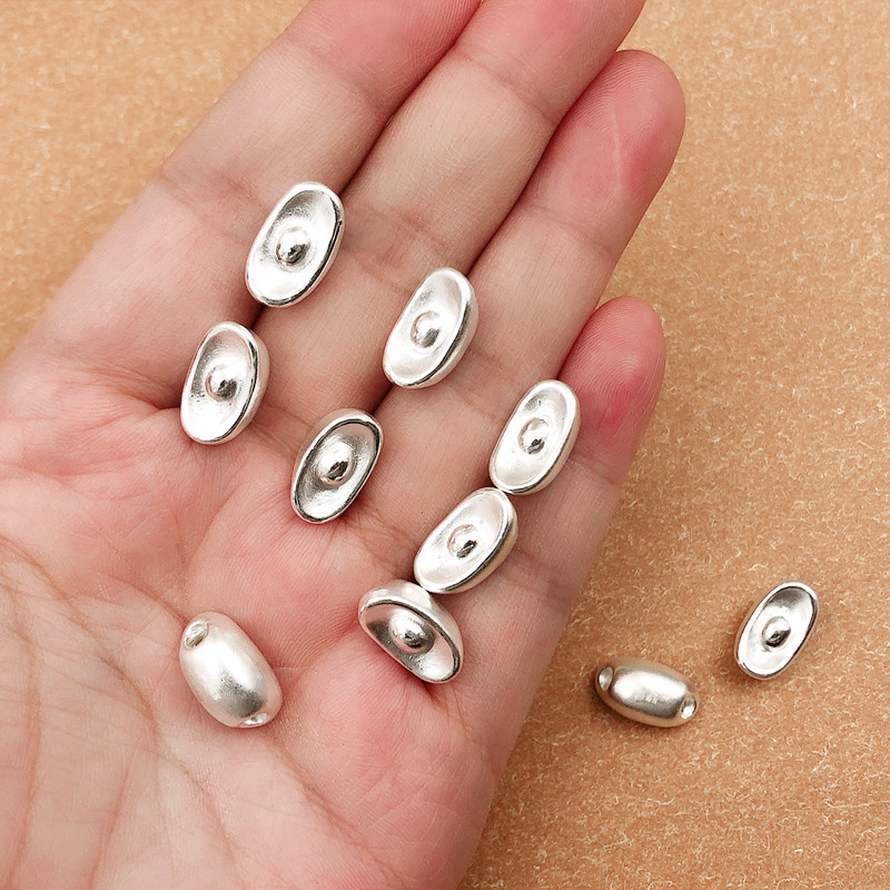 เงินแท้ 999 เงินสเตอร์ลิง Ingot Solid Small Ingot Silver Ingot เงินของขวัญการลงทุน DIY เงินอุปกรณ์เส