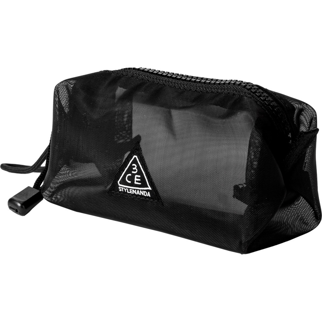 [สินค้าสมนาคุณ งดจำหน่าย] 3CE ทรีซีอี กระเป๋าเครื่องสำอางสีดำ
