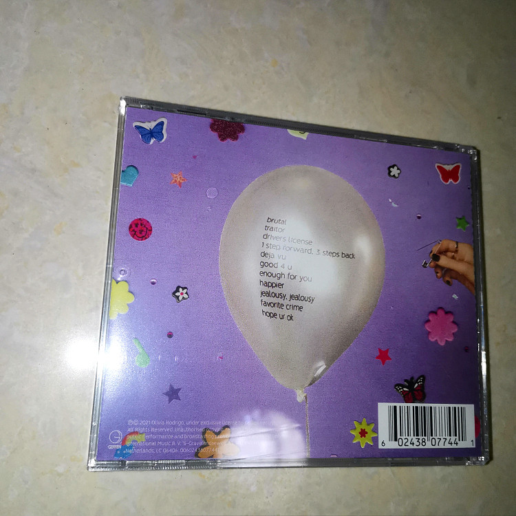 Olivia Olivia Rodrigo SOUR CD 2021 อัลบั้มเดี่ยวใหม่เอี่ยม
