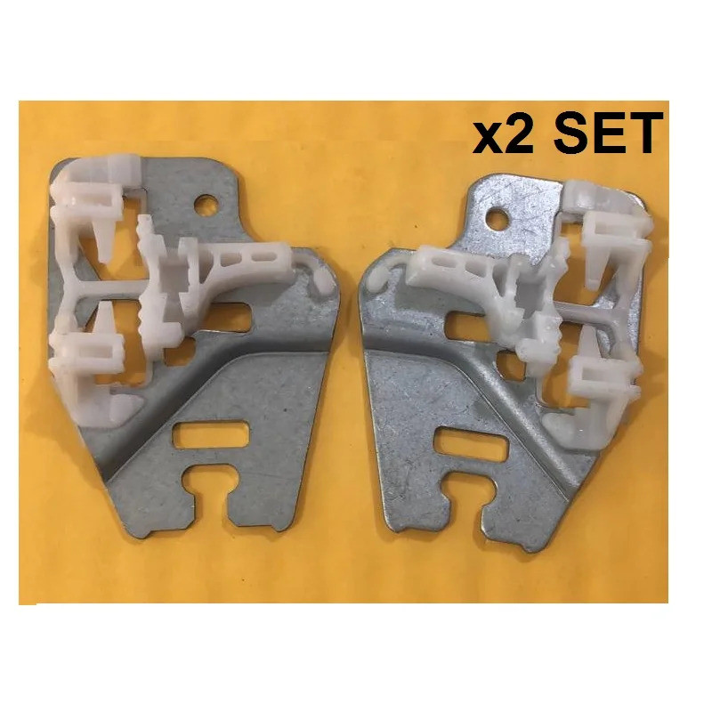 X2 ชุดสําหรับ BMW E46 WINDOW CLIPS REGULATOR REPAIR KIT ด้านหน้าซ้าย/ขวา (FITS BOTH ด้านข้าง) 1998-2