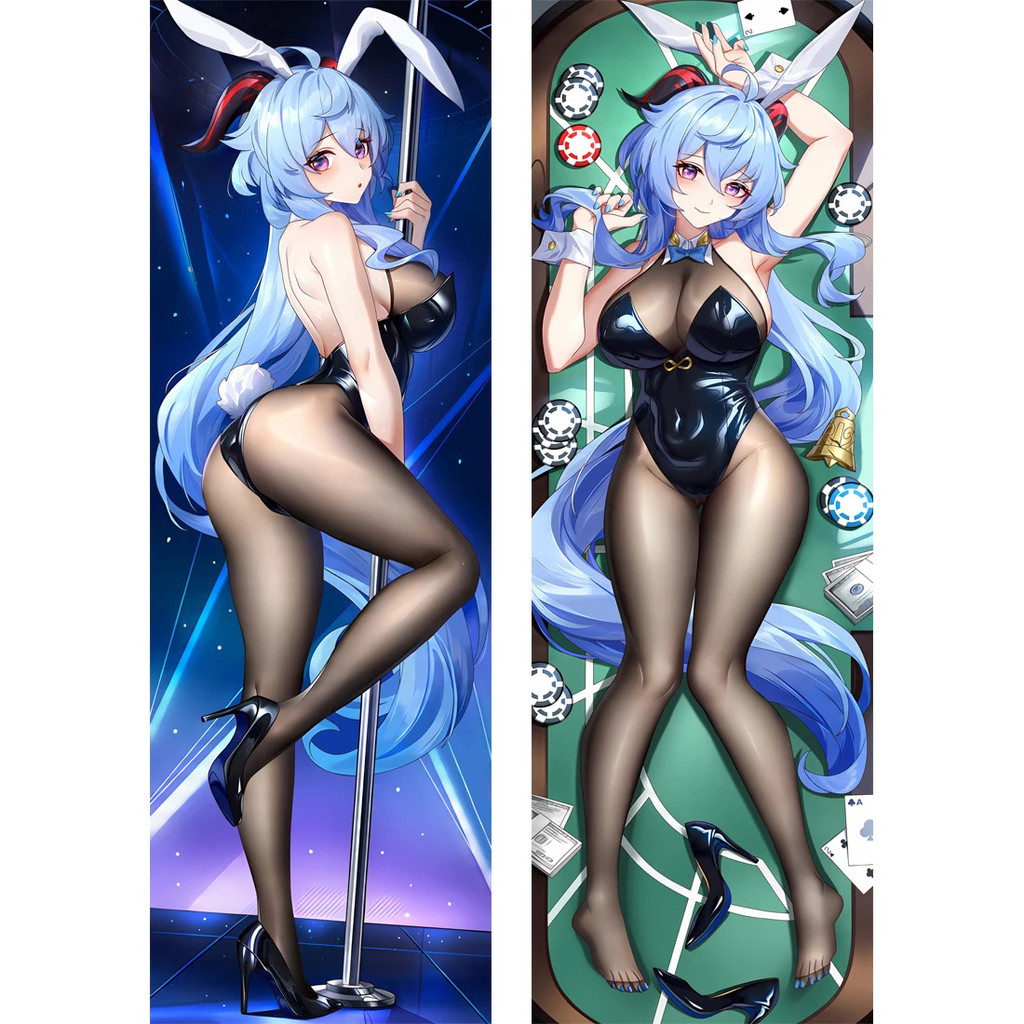 เกม Genshin Impact Eula คอสเพลย์ Dakimakura หมอน Eula Otaku โยน Eula 2-ด้านข้างกอดเบาะหมอน Peachskin