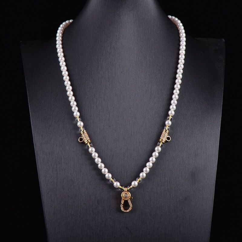 สินค้าใหม่ พร้อมส่ง Thailand Amulet Chain Thangka Amulet Pendant Chain Shijia Pearl Amulet Three Han