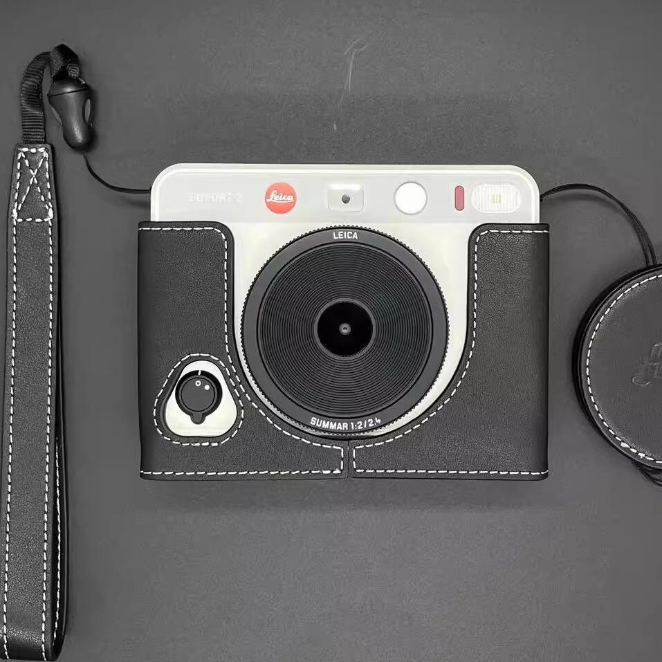 Leica leica SOFORT2 กระเป๋ากล้องป้องกันกรณี sofort 2 เคสหนังโพลารอยด์อุปกรณ์เสริมกระเป๋าเก็บกระเป๋าค