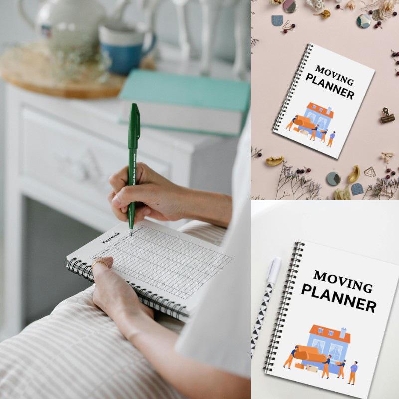 BlowGentlyWind Moving Planner สําหรับผู้ใหญ่: จัดระเบียบ, Track Essentials & Tag Priority สําหรับตอบ