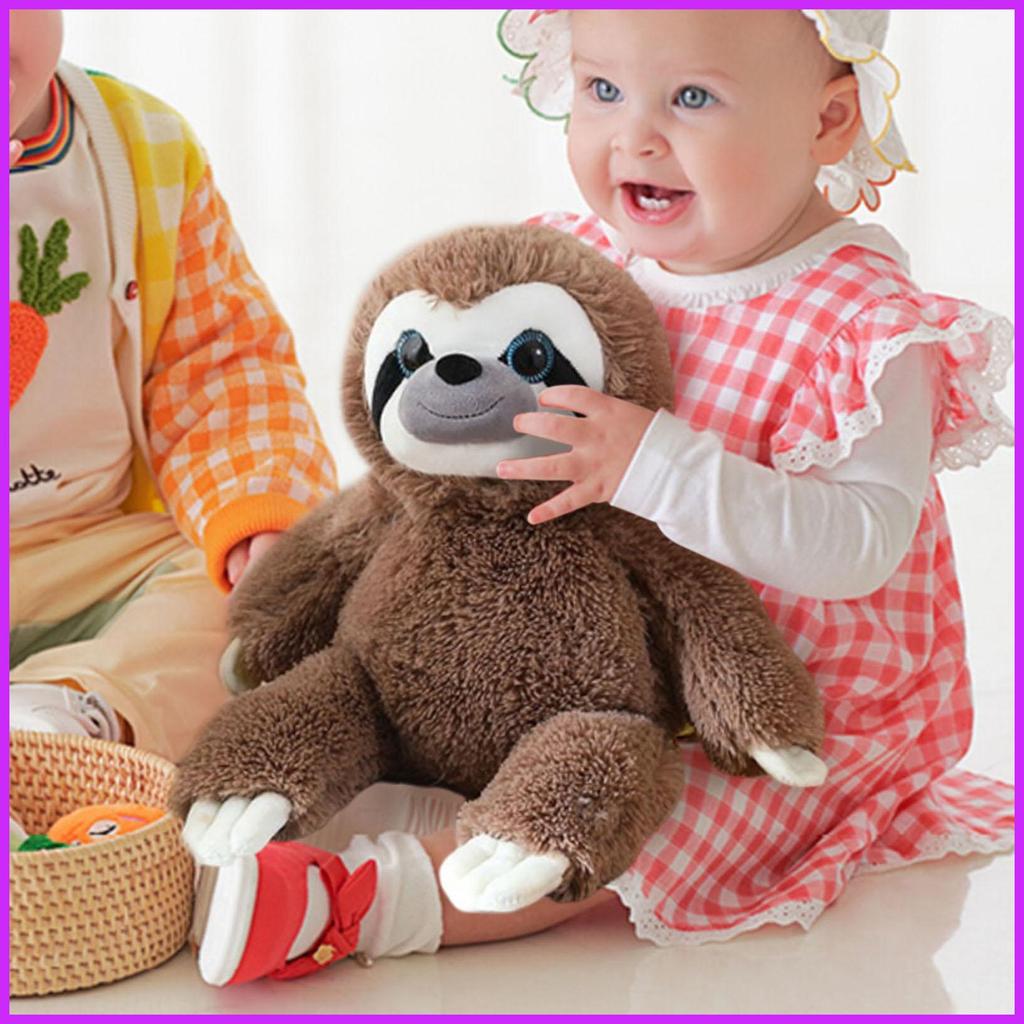 ตุ๊กตา Sloth สบาย Plushie Sloth ตุ๊กตาน่ารักตุ๊กตาสัตว์นุ่ม Sloth น่ารัก Sleeping Companion ของเล่น 