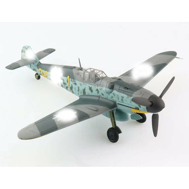 พร้อมส่ง HM HA8755 Hartman 1/48 BF109 Fighter BF109G-6 นักบิน Ace
