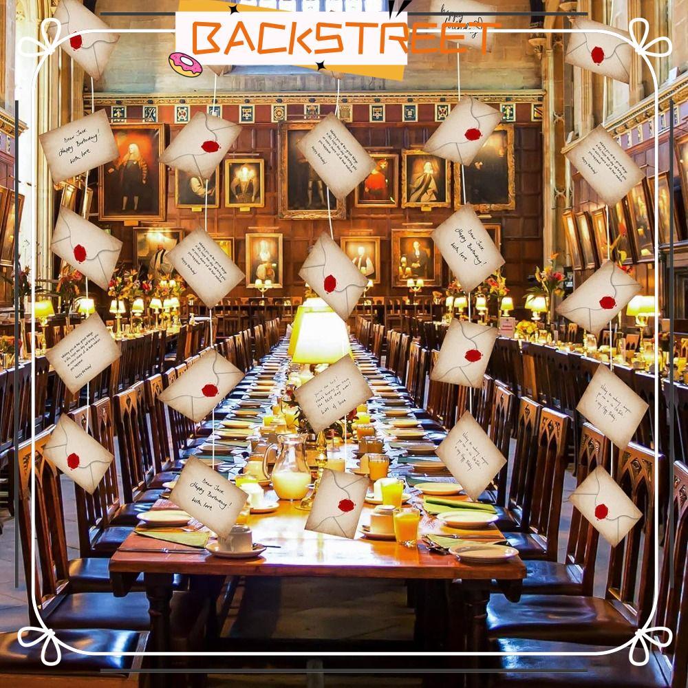 BACKSTAGE 20 ชิ้นซองแบนเนอร์ตกแต่ง,อุปกรณ์ปาร์ตี้ลอย Magic Wizard,ธงแขวนตกแต่งฮาโลวีน Masquerade Decor