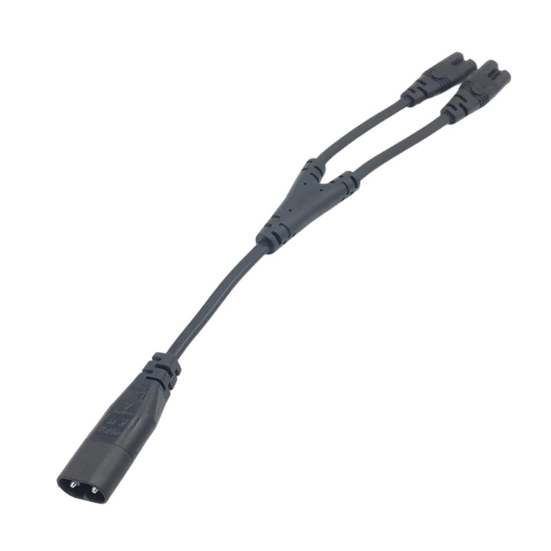 GOO สายไฟต่อขยายสากล IEC320 C7 ถึง C8 Connector สําหรับแล็ปท็อปเสียงทีวี