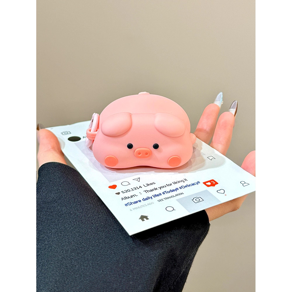 พร้อมใหม่สําหรับ AirPods 4 หูฟังไร้สายบลูทูธ AirPods Pro 3 Piggy เคสป้องกันหูฟัง