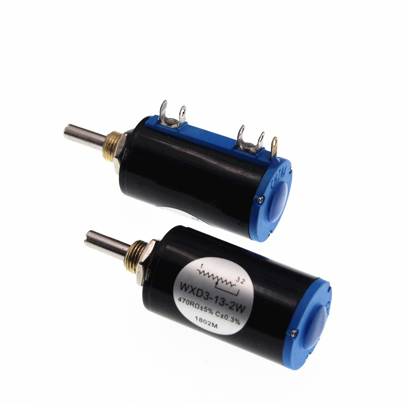 WXD3-13-2W 100R/220R/470R/1K/2K2/3K3/200R Multi-Loop Wire Winding Potentiometer