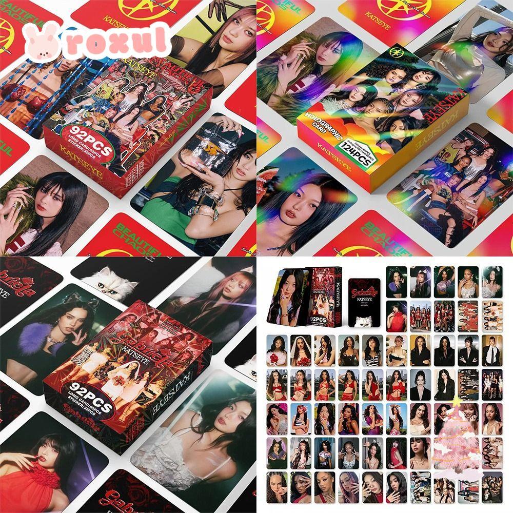 ROXUL 92/124 ชิ้น KATSEYE การ์ดรูปถ่าย Lomo, BEAUTIFULCHAOS LARA DANA KATSEYE อัลบั้ม LOMO การ์ด, MA