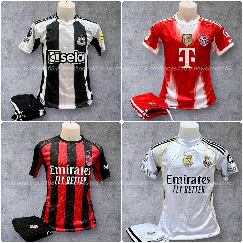 เสื้อฟุตบอล 25/26 งานปักตัดเย็บมาตรฐาน มีเสื้อพร้อมกางเกง มีไซร์ M L XL