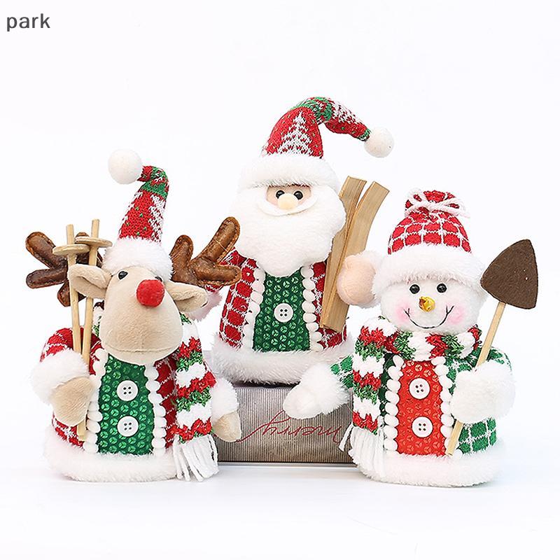 [PA] ตกแต่งคริสต์มาส, Xmas Farmhouse Tiered ถาดต้นไม้ตกแต่งคริสต์มาสตุ๊กตาสะสม - บ้านโต๊ะเครื่องประด