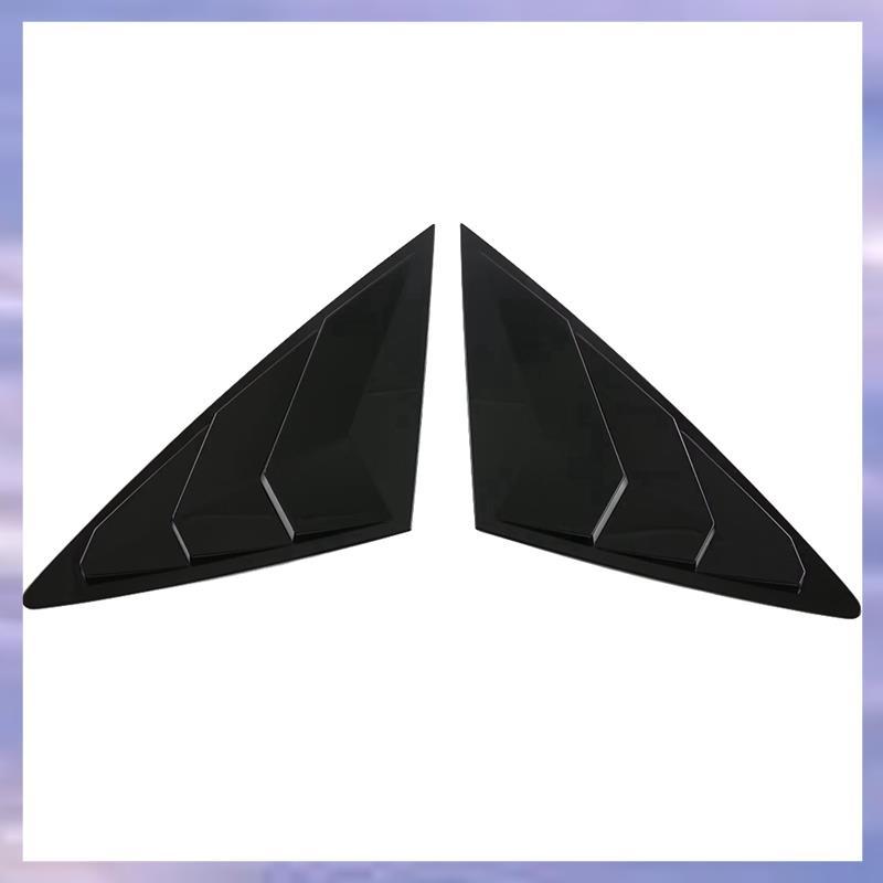 สีดําด้านหลังด้านข้าง Vent Quarter Window Louver ชัตเตอร์สําหรับซีล / ATTO 4