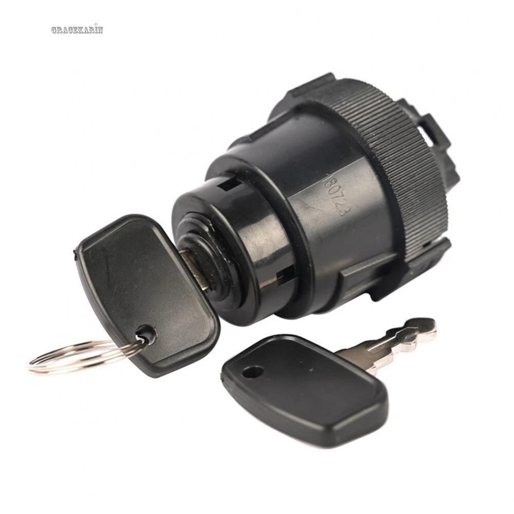 สังกะสีอัลลอยด์สวิตช์กุญแจจุดระเบิดสําหรับรถแทรกเตอร์ Kubota B26 BX24D BX25 BX25DLB