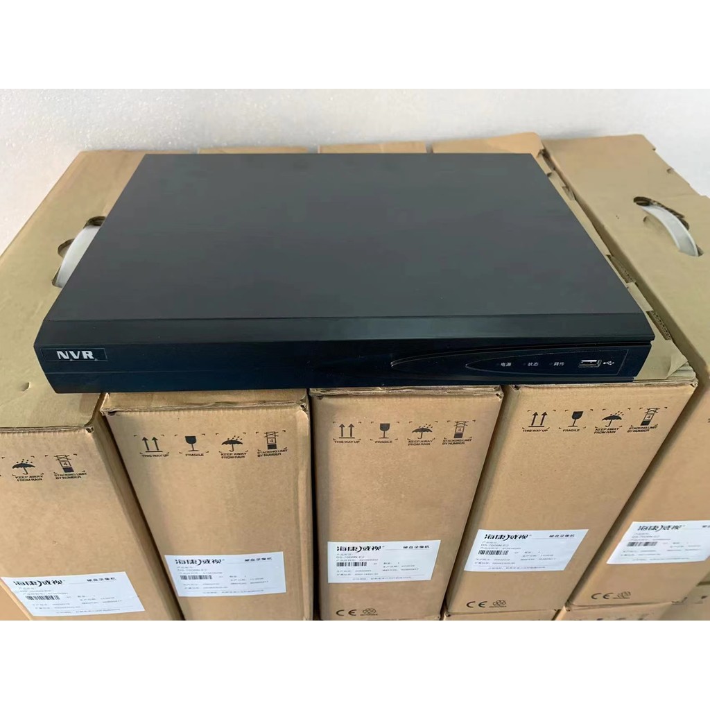 ยี่ห้อใหม่พร้อมสต็อก Hikvision 8ch 16ch Dual Disc NVR Host DS-7608N-E2DS-7616N-E