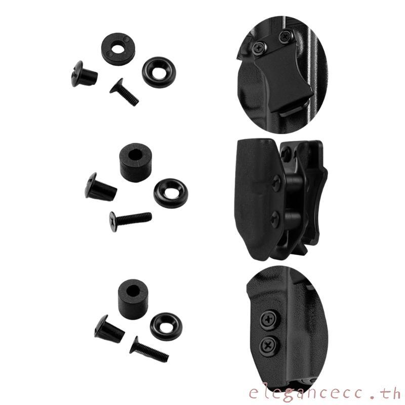 ELEGAN 4 ชุด Slotted โพสต์และสกรูหัวข้าม Kydex ซองหนังสกรูอเนกประสงค์