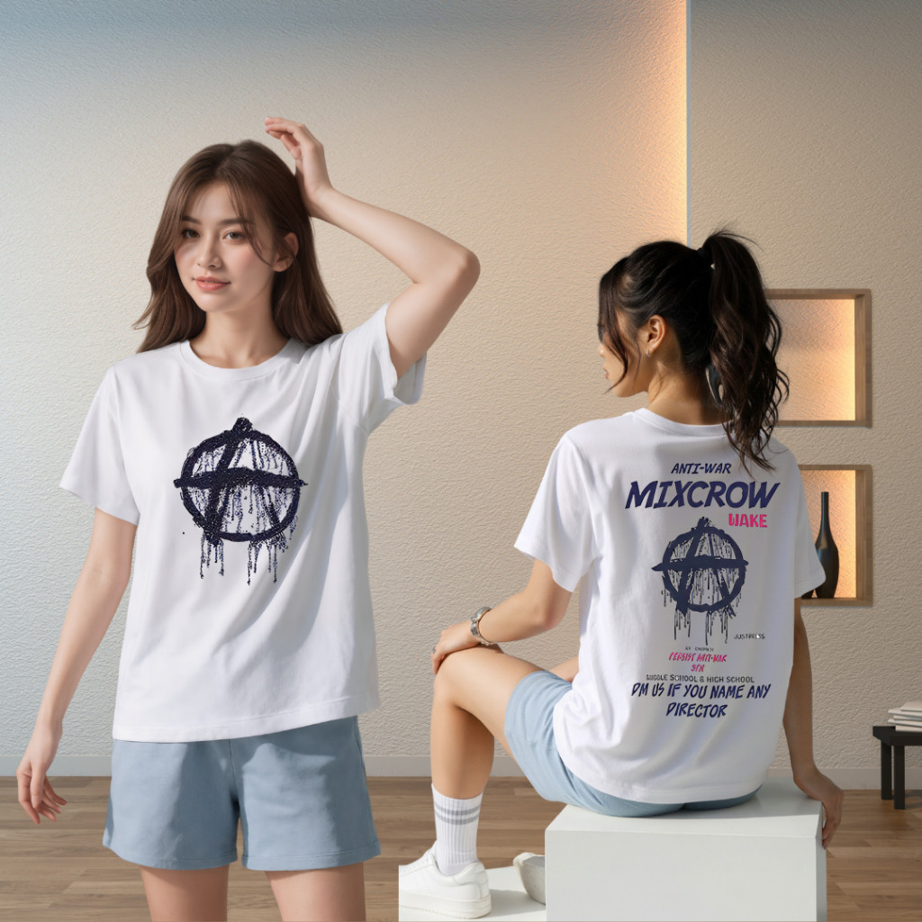 T-shirt Studio เสื้อยืดพิมพ์ลายเเฟชั่นใหม่  สกรีนเเน่น ไม่หลุดไม่ลอก เนื้อผ้า ระบายอากาศดี  สวมใส่สบ