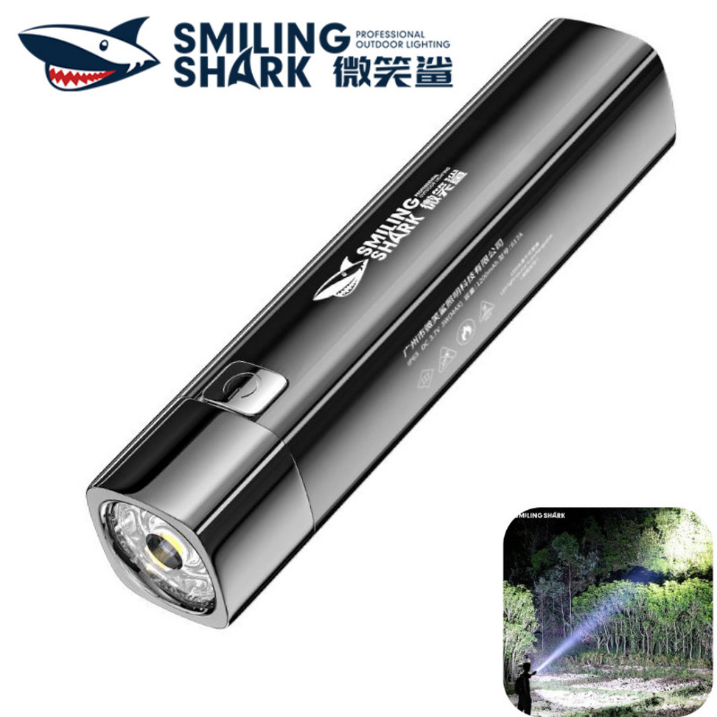 ไฟฉาย LED กันน้ำ พร้อมชาร์จ Type-C พกพาสะดวก สว่างเป็นพิเศษ 3 โหมด สำหรับใช้กลางแจ้งและภายในบ้าน 617