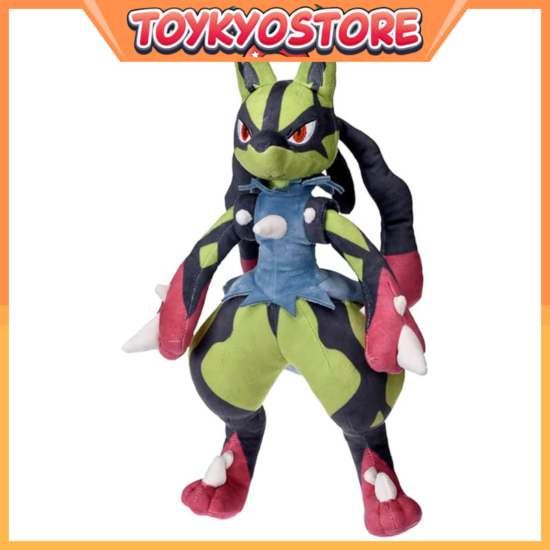 TAKARA TOMY Pocket Monsters Pokemon Yellow Mega Lucario Plush [Direct from Japan]