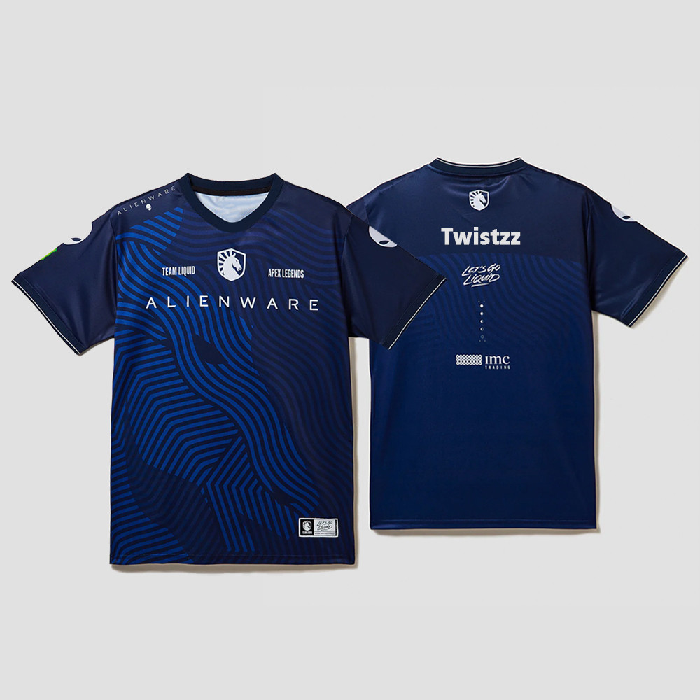 ทีม Liquid 2025 CS2 Jersey CSGO Esports ทีมการฝึกอบรมเครื่องแบบ Major Twistzz เสื้อยืดที่กําหนดเอง U