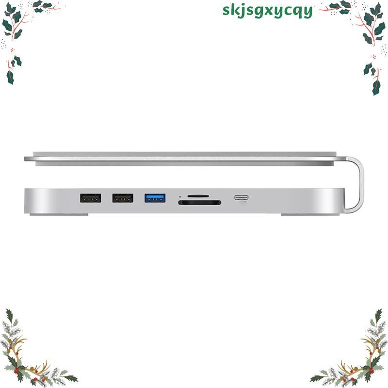 Type-C USB C Hub กล่องใส่ฮาร์ดไดรฟ์ Docking Station NVME M. 2 SSD Case 4K Support สําหรับ Mini/สําหร