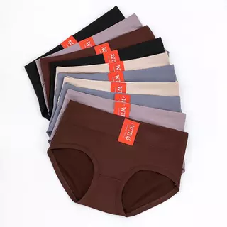 กางเกงในเอวสูง ไซส์ M-2XL 5 สี แพ็ค 5 ตัว กางเกงในผู้หญิงเอวสูง ผ้านุ่ม ใส่สบาย ระบายอากาศได้ดี ใช้ได้ทุกวัน
