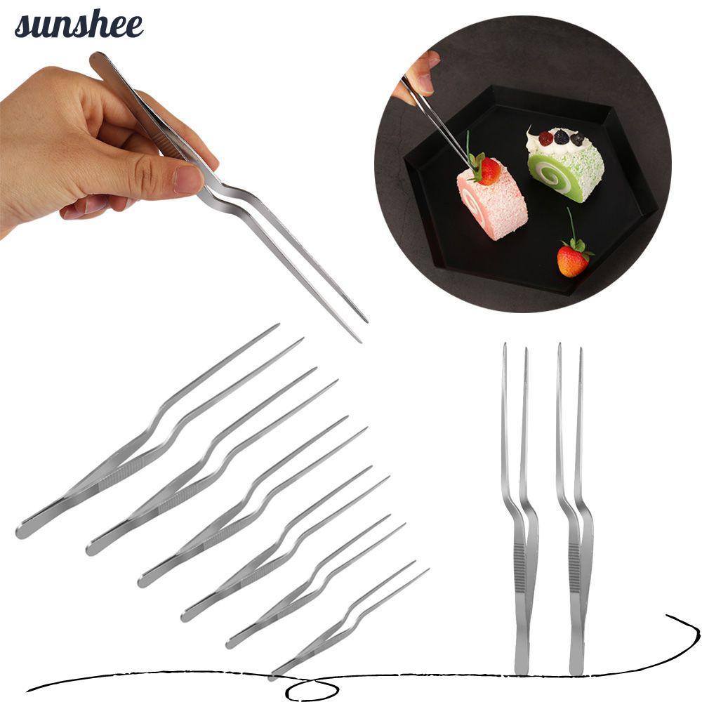 SUNSHEE อาหาร Tweezer เครื่องมือห้องครัวการนําเสนอการให้บริการร้อนคลิปบาร์บีคิว