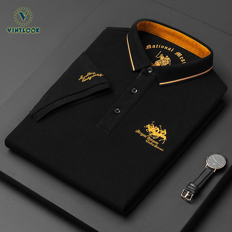 เสื้อโปโลแขนสั้นสำหรับหนุ่มๆ ลายสวยในสไตล์ฤดูร้อน เหมาะสำหรับสวมใส่แบบลำลอง