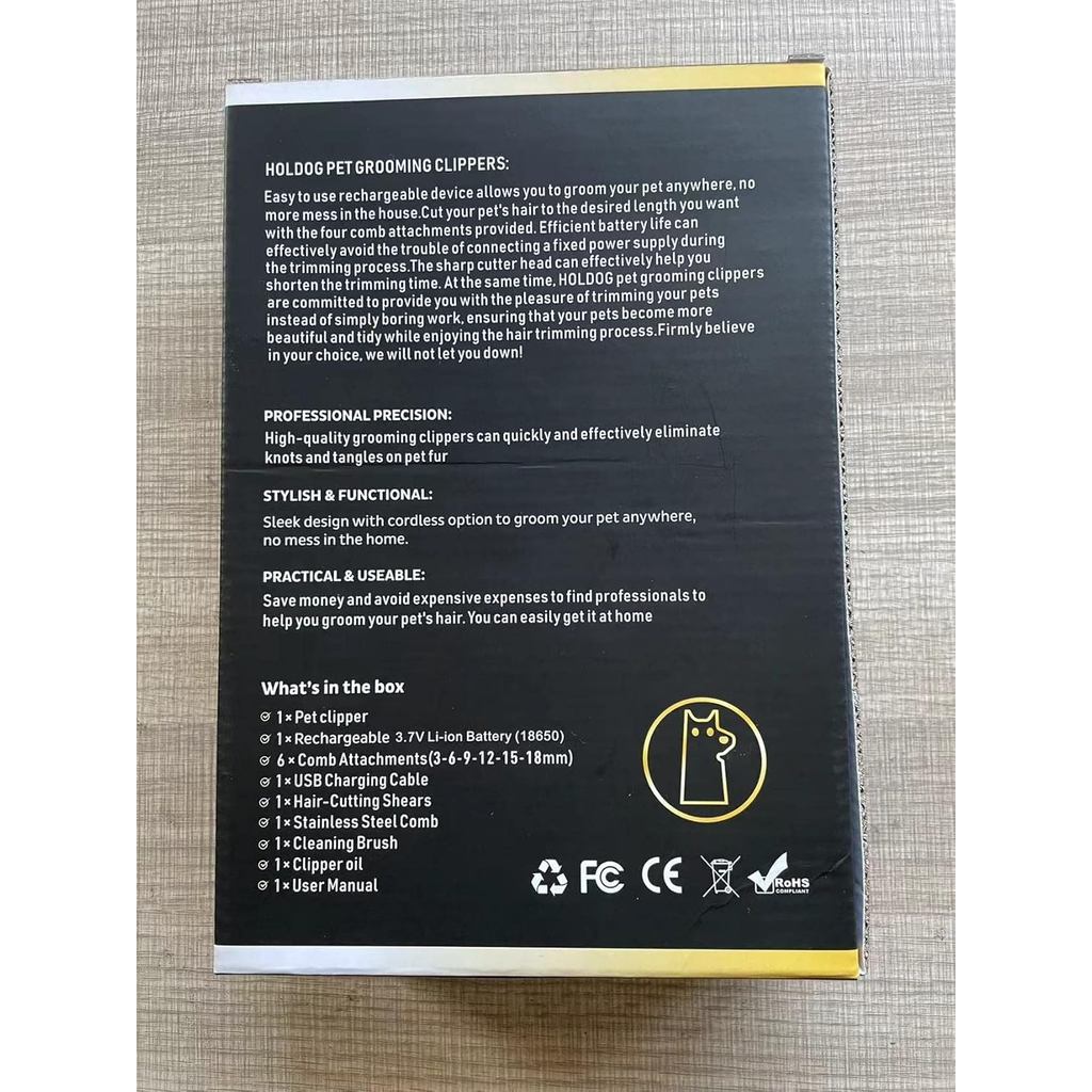 ปัตตาเลี่ยนสุนัข Professional Heavy Duty Grooming Clipper 3 ความเร็วเสียงต่ํา High Power ชาร์จเครื่องมือสัตว์เลี้ยงไร้สายสําหรับสุนัขขนาดเล็กและใหญ่แมวสัตว์เลี้ยงหนาเสื้อ - รูปที่ 7
