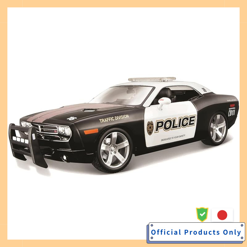 Maisto 1/18 Dodge Challenger 2006 Police Diecast Car Finished Product 31365