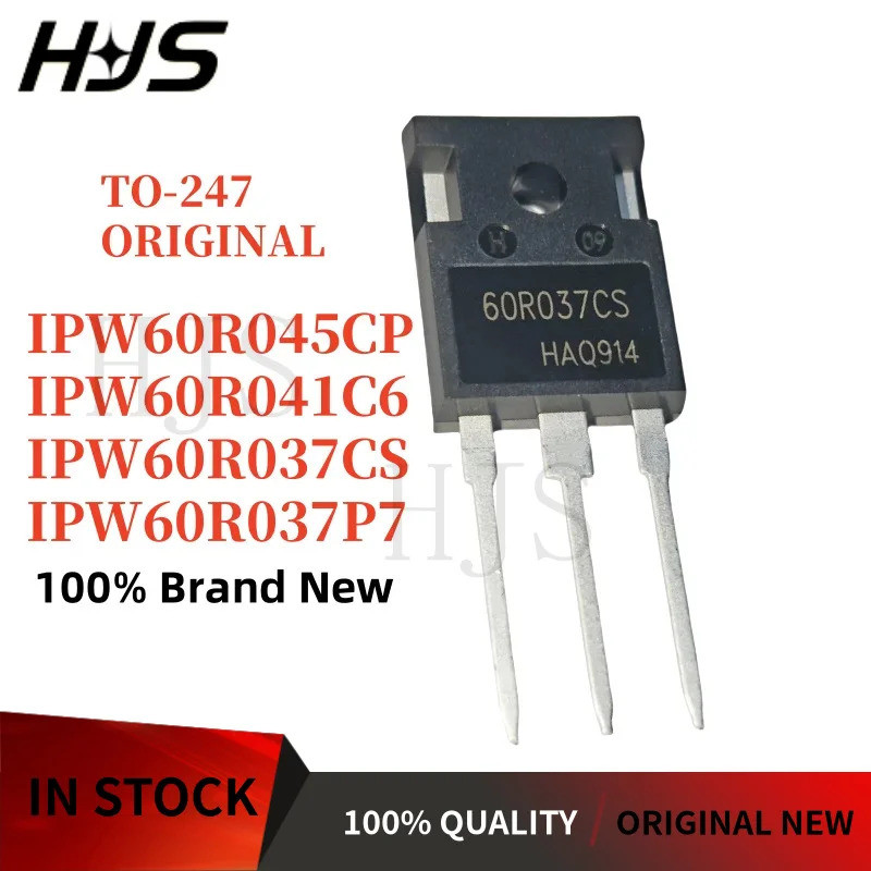 5PCS IPW60R037P7 IPW60R037CS IPW60R041C6 IPW60R045CP 60R037P7 60R037CS 6R041C6 6R045 TO-247 Field Ef