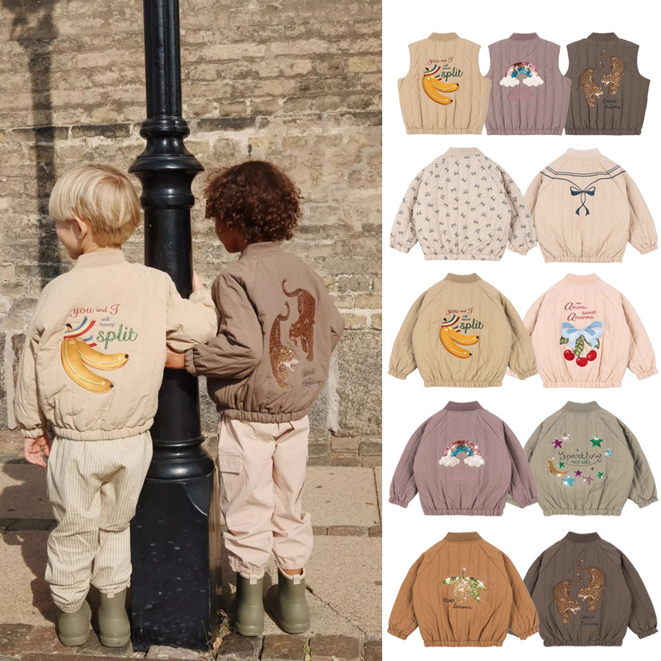 【พร้อมส่ง】「สินค้าลิขสิทธิ์แท้」IRIS KIDS winter ks IKV35075 Little Tales Collection สไตส์เกาหลี เสื้อผ้าเด็ก ชุดกันหนาวเด