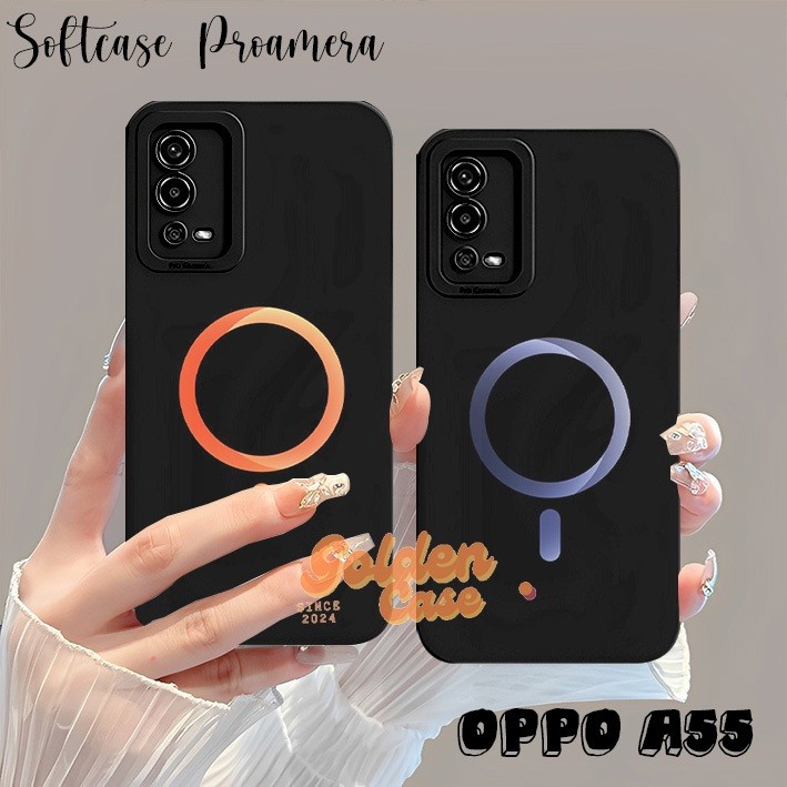 เคส OPPO A55 4G A54 A57 2022 A77S A31 A53 A33 A32 Motif log0 iph0neee cool case viral kesing Oppo