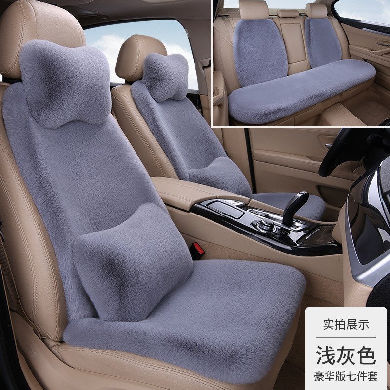 เหมาะสําหรับ Benz e30l e260lglc260lc260lgle350glb220 เบาะรองนั่งรถยนต์ฤดูหนาวตุ๊กตาสั้น Z06F