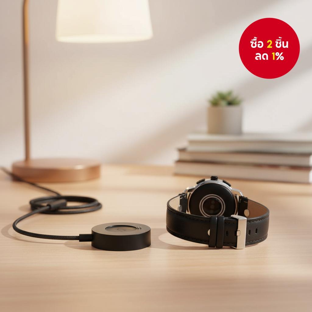 สายชาร์จ USB 1 เมตร สําหรับ Fossil Gen 6/Fossil Gen 5/Fossil Gen SE/Fossil Gen 4/Fossil Sport อะแดปเ