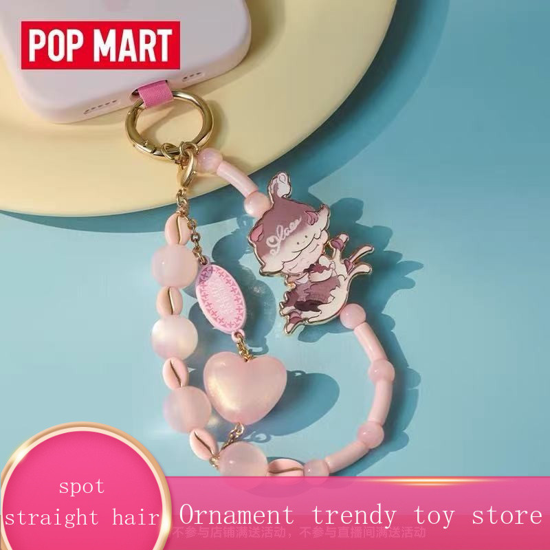 P POPMART DIMOO Heart Special Series Mystery Box ห่วงโซ่โทรศัพท์มือถือของขวัญของเล่นอินเทรนด์