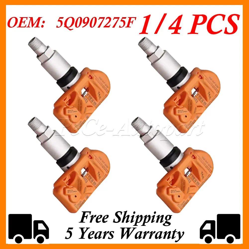 1/4 ชิ้น 5Q0907275F ระบบตรวจสอบความดันยางเซนเซอร์สําหรับ Audi RS3 SKODA Kodiaq PORSCHE 718 VW Arteon