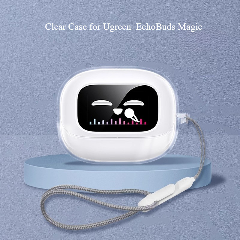 สําหรับ Ugreen EchoBuds Magic หูฟังกรณี TPU Clear หูฟังปลอกป้องกันกันกระแทกชุดหูฟัง Protector นุ่มพร