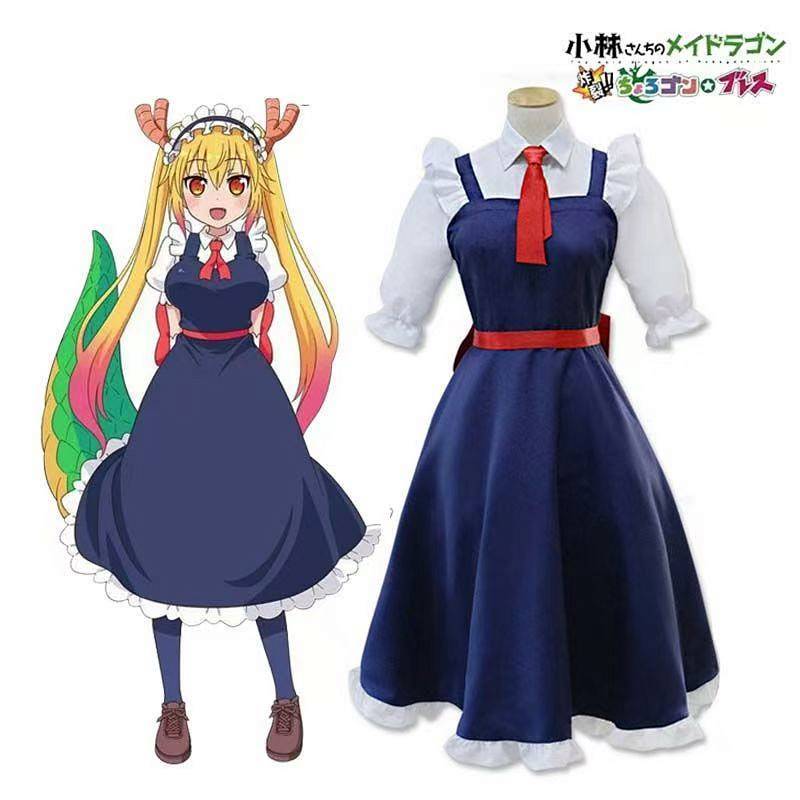 Miss Kobayashi's Dragon Maid Cosplay Clothing Torr Comic Show Girls' Clothing GfFr