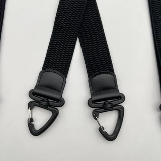 LAMIABOTTE Suspenders, Heavy Duty Y-Type X-Type Elastic Pants Braces, Simple กว้าง 3.8 ซม.พร้อม 3/4 Rotatable Gripper Clasps Retro ปรับ Suspenders ทํางานใช้