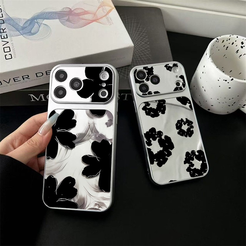 Vintage สีดําดอกไม้รูปแบบเคสโทรศัพท์สําหรับRealme C35 C51 C53 C55 C61 C63 C65 C67 C71 C75 C83 C85 Pr