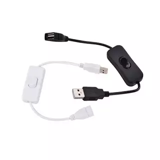 [ใหม่] สาย USB พร้อมสวิตช์ควบคุมไฟสําหรับ Raspberry Pi USB On Off Toggle [TH]