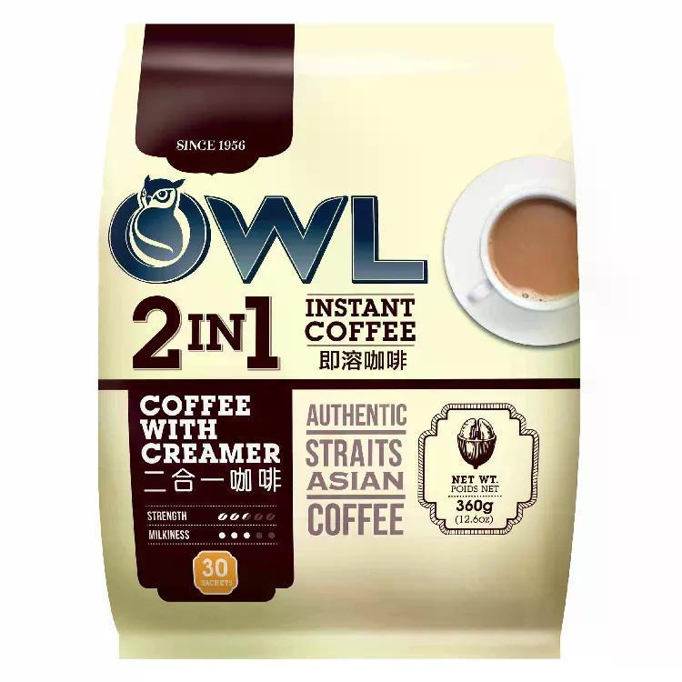 2026 สินค้าใหม่มาเลเซีย OWL OWL Coffee 2 in 1 300g Cane-Free Milky Fragrant Extra Strong Instant Cof
