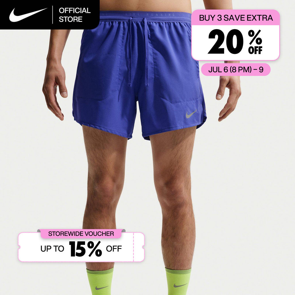 Nike Dri-FIT Men's Stride 5" Brief-Lined Running Shorts - Lapis [IF2039-430]