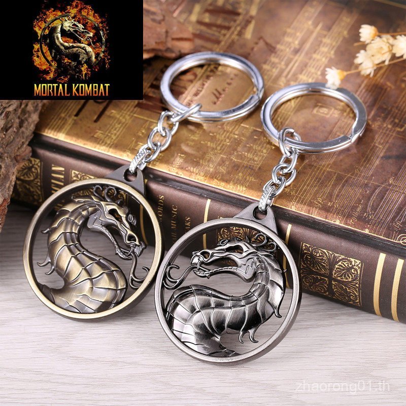 ขายร้อน Mortal Kombat Mortal Kombat X Magic Palace Empire Fighting Game โลโก้พวงกุญแจจี้ SLO0