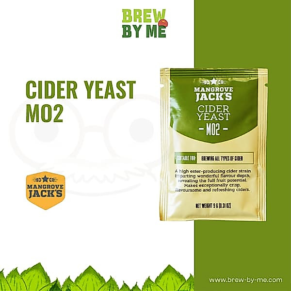 ยีสต์ทำไซเดอร์ M02 Cider - Mangrove Jack’s (Best Before: 07/2026) #homebrew