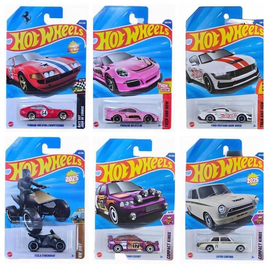 Hot Wheels C4982 รถสปอร์ตขนาดเล็ก 25L ชุด BMW Ford GT Mazda RX7 2025H โมเดลรถอัลลอย